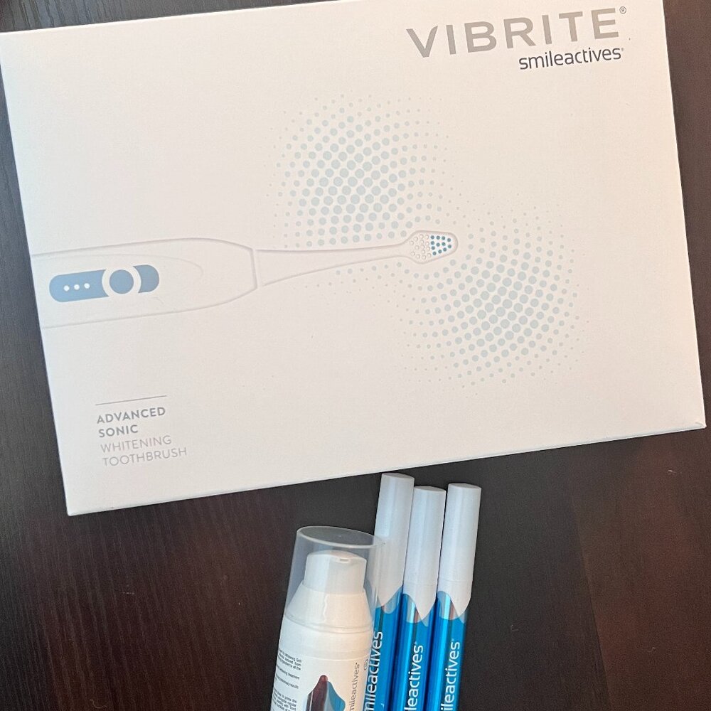 Smileactives: Whitening Powerhouse Pen & Gel Duo + Vibrite Toothbrush Bundle